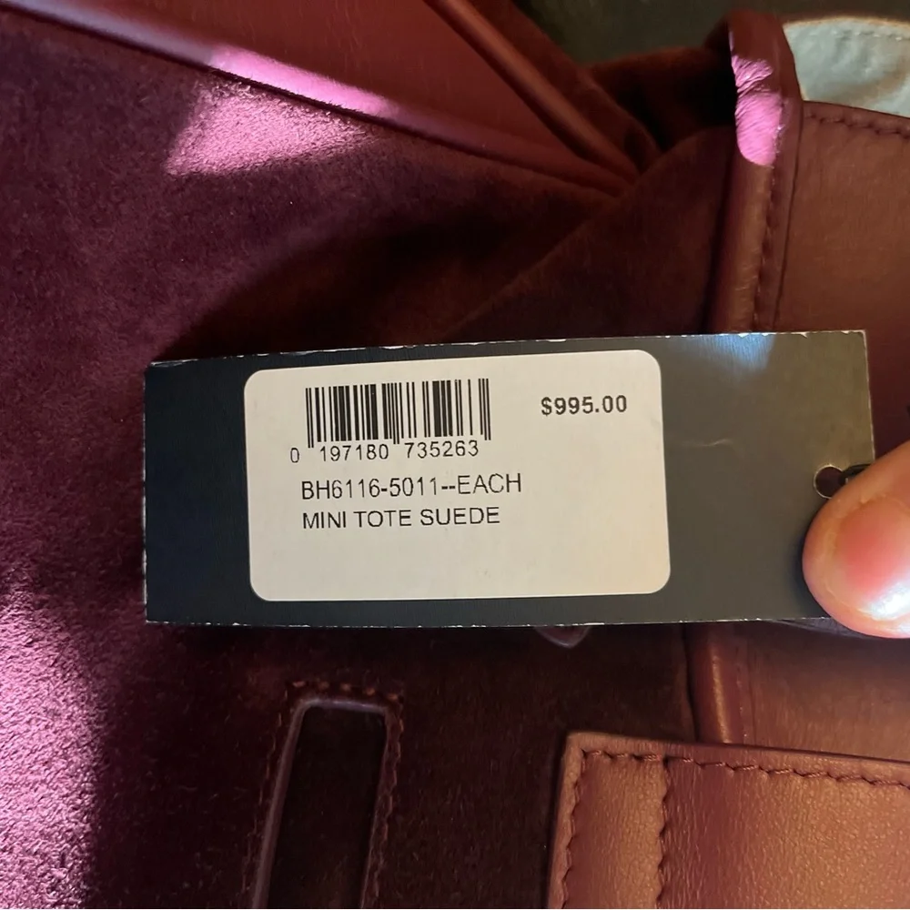 Lucchese Two-Tone Leather Handbag - Picture 11 of 13